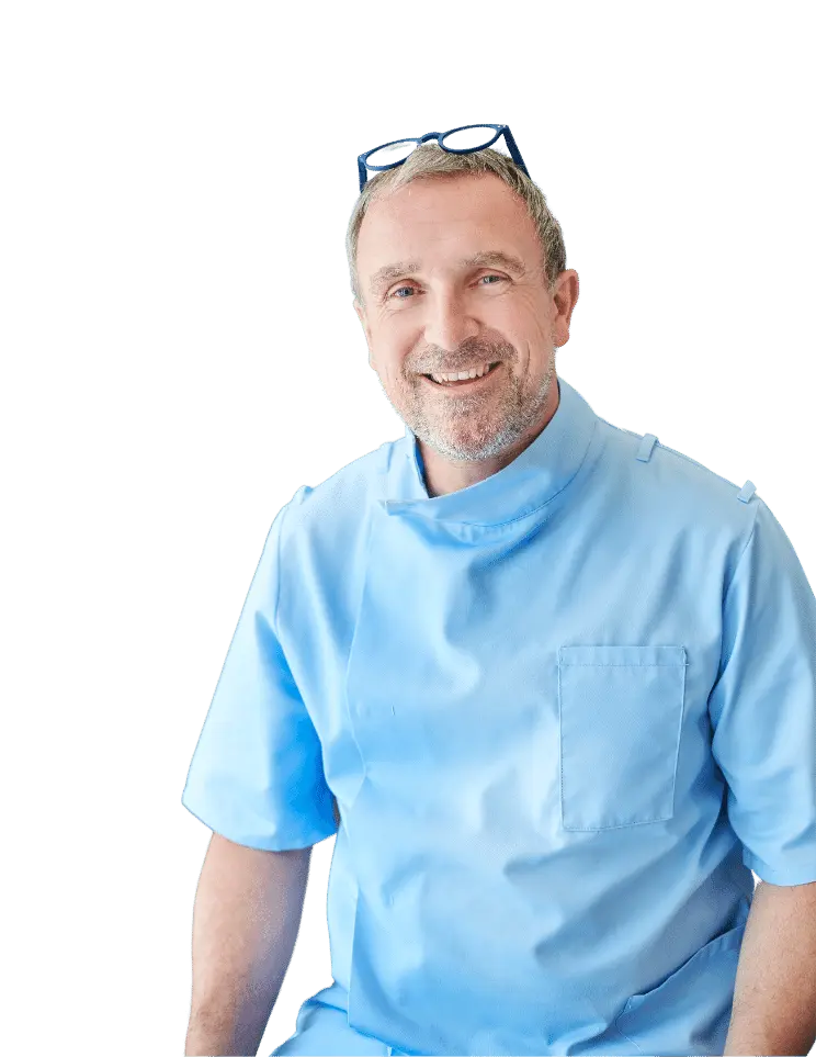 Senior Dentist Smiling